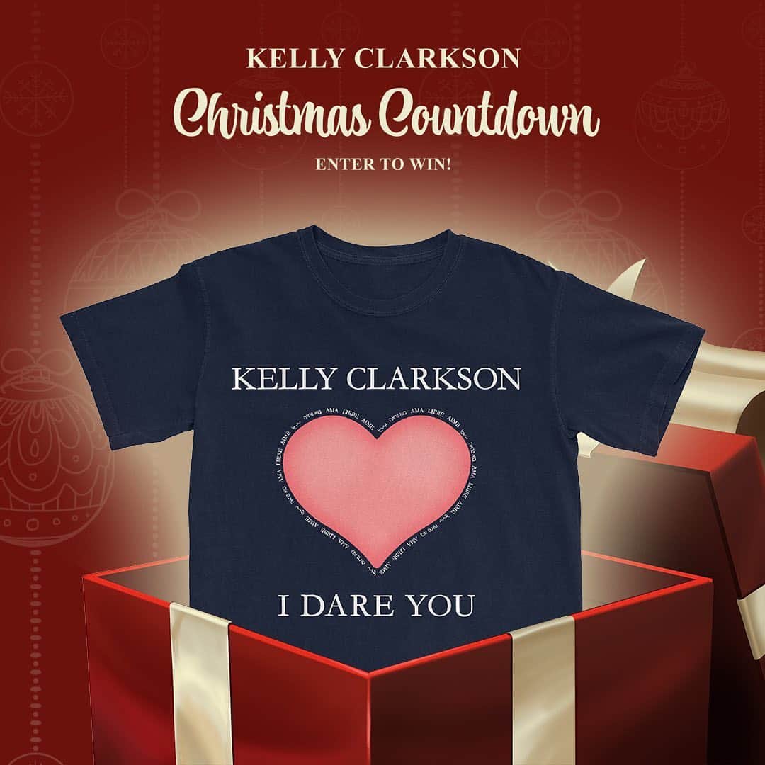 ケリー・クラークソンさんのインスタグラム写真 - (ケリー・クラークソンInstagram)「#IDareYou to enter Day 7 of the Kelly Christmas Countdown! 😜 Link in bio.」12月16日 5時27分 - kellyclarkson