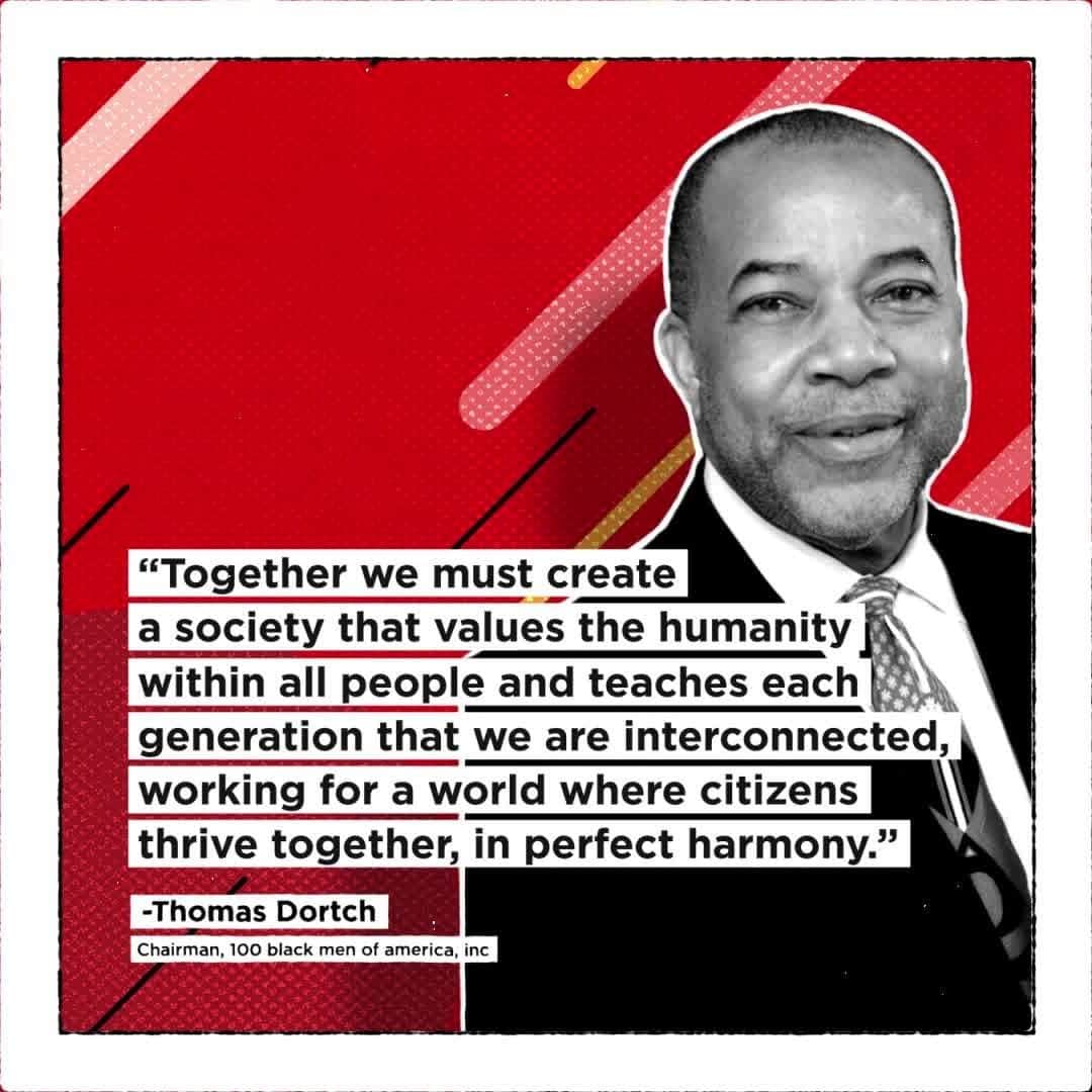 Coca-Colaのインスタグラム：「Thomas Dortch, National Chairman of @100blackmen, envisions a future where our shared humanity drives people to work together for a better world.」