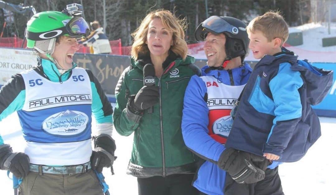 ロブ・モローのインスタグラム：「Missing the annual  #dvskifest in #deervalley here w/ @markfeuerstein and son @waterkeeperalliance」