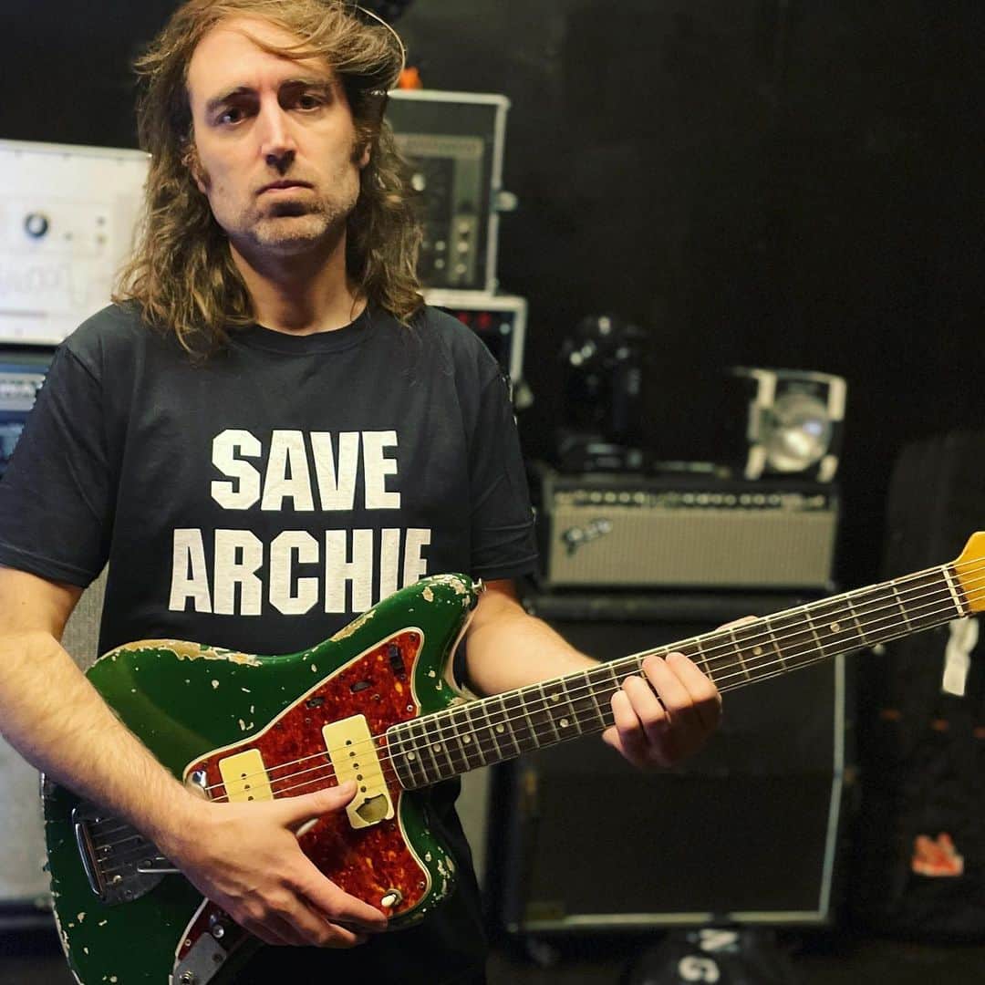 A Place to Bury Strangersのインスタグラム：「We’ve got to help out our venues in need. Played many times @aceofcupsbar in Columbus and had the time of my life. @archiefoxlive who put on the shows is in need. Donate to the cause #SaveArchie #SaveLiveMusic www.savearchie.org」