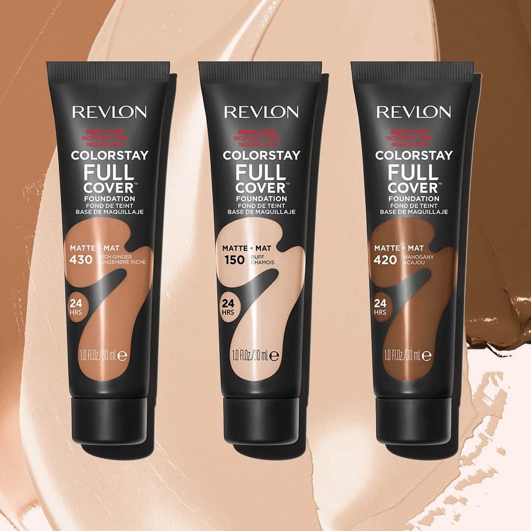 Revlonさんのインスタグラム写真 - (RevlonInstagram)「It’s true, #ColorStay Full Cover Foundation looks a little different! From the packaging makeover (now you get a peek at the true shade) to its improved formula (higher coverage, intensified pigment, increased matte finish), we think you’ll be very pleased!」12月16日 8時14分 - revlon