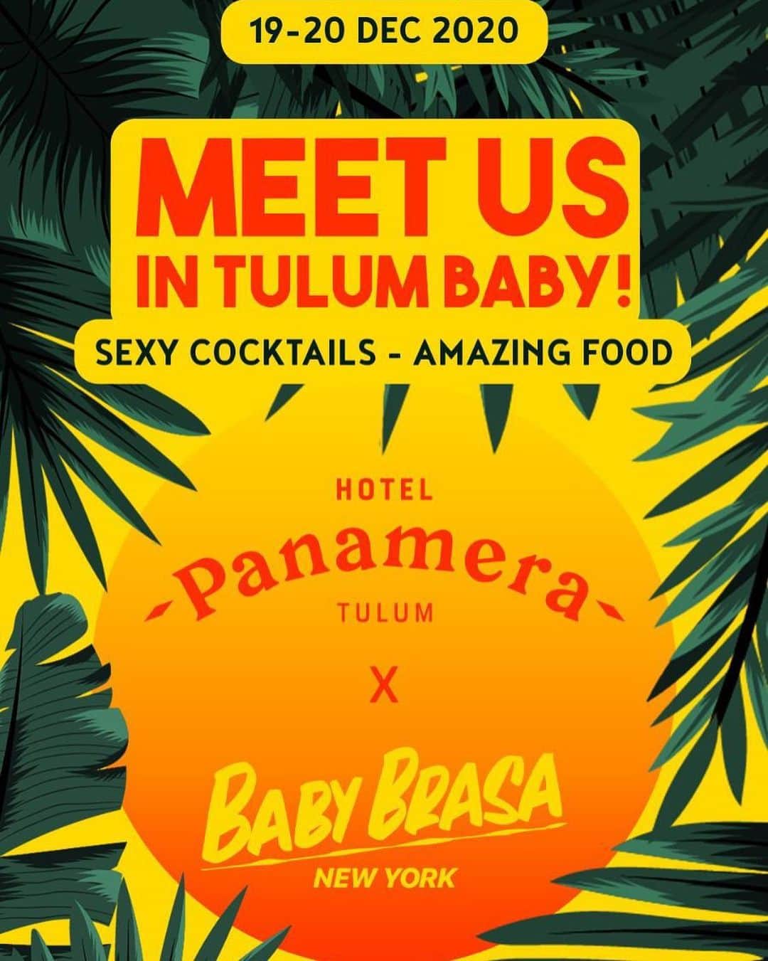 フランコ・ノリエガさんのインスタグラム写真 - (フランコ・ノリエガInstagram)「CANT WAIT TO SEE YOU IN TULUM THIS WEEKEND!!! @babybrasa x @hotelpanamera #tulum #babybrasa #mexico」12月16日 8時59分 - franconorhal