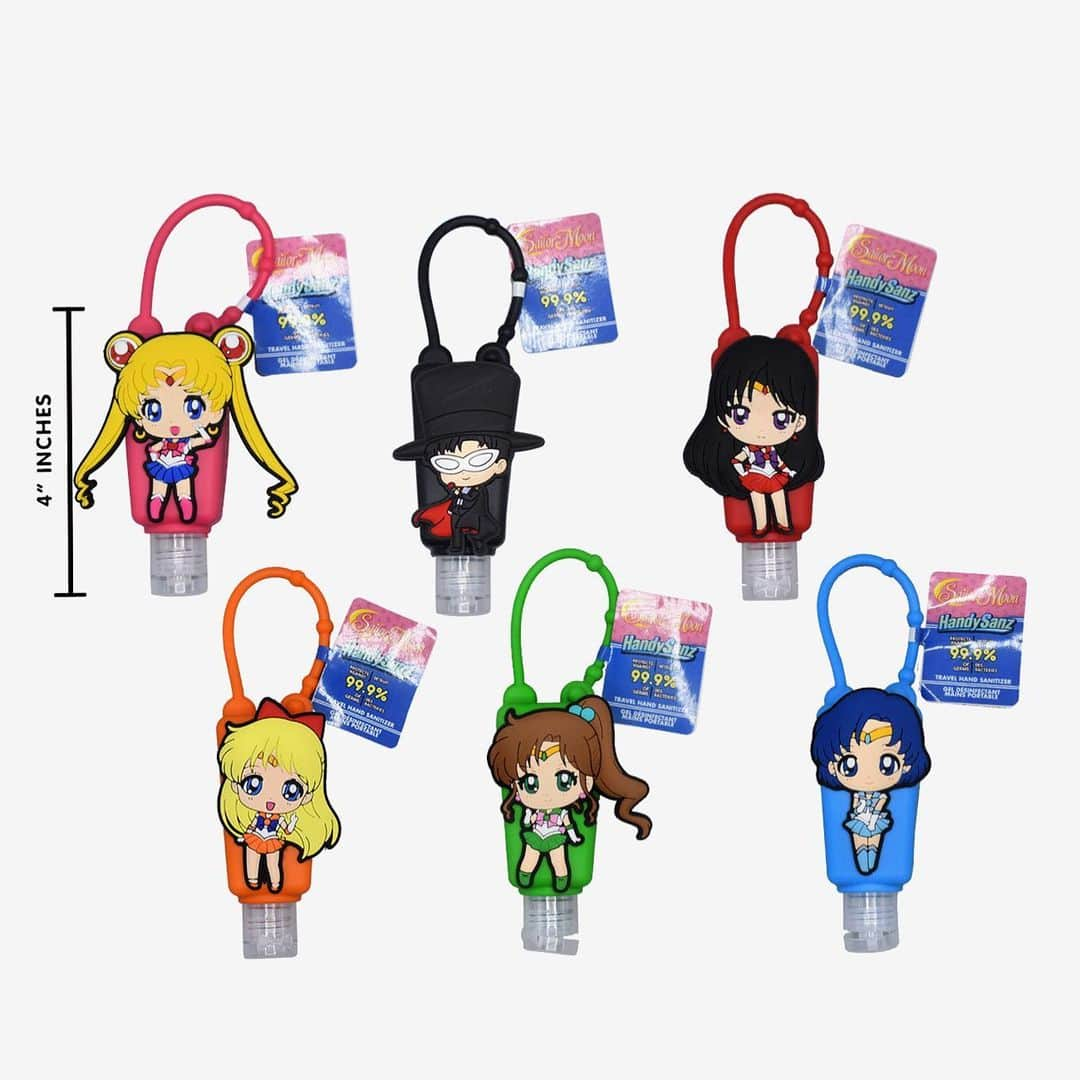 Sailor Moonさんのインスタグラム写真 - (Sailor MoonInstagram)「✨🌙 The big day is finally here! Sailor Moon sanitizer available on @hottopic!! They’re blind so you can’t pick which you get, they’re limited to 5 per purchase so you can’t get all 6 and could get repeats and they only ship to the US! So just so you’re aware!! 🌙✨   #sailormoon #セーラームーン #sanitizer #handsanitizer」12月16日 21時02分 - sailormoon_sc