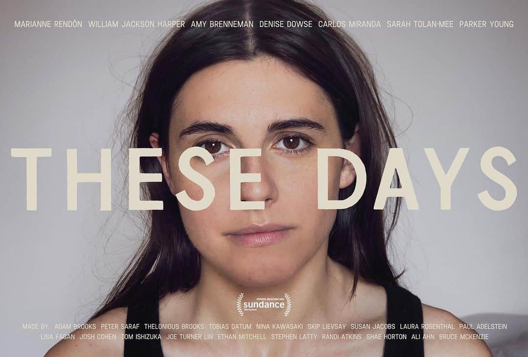 ポール・アデルスタインのインスタグラム：「Happy to announce that  THESE DAYS will premiere at #Sundance2021 Tickets on sale 1/7 and avail to stream 1/28-2/3 on @sundancetv  Link in bio @amybrenneman @williamjacksonharper @mariannerendon @parker.young @denisedowse @riverrunbrooks @biggieschmaltz」