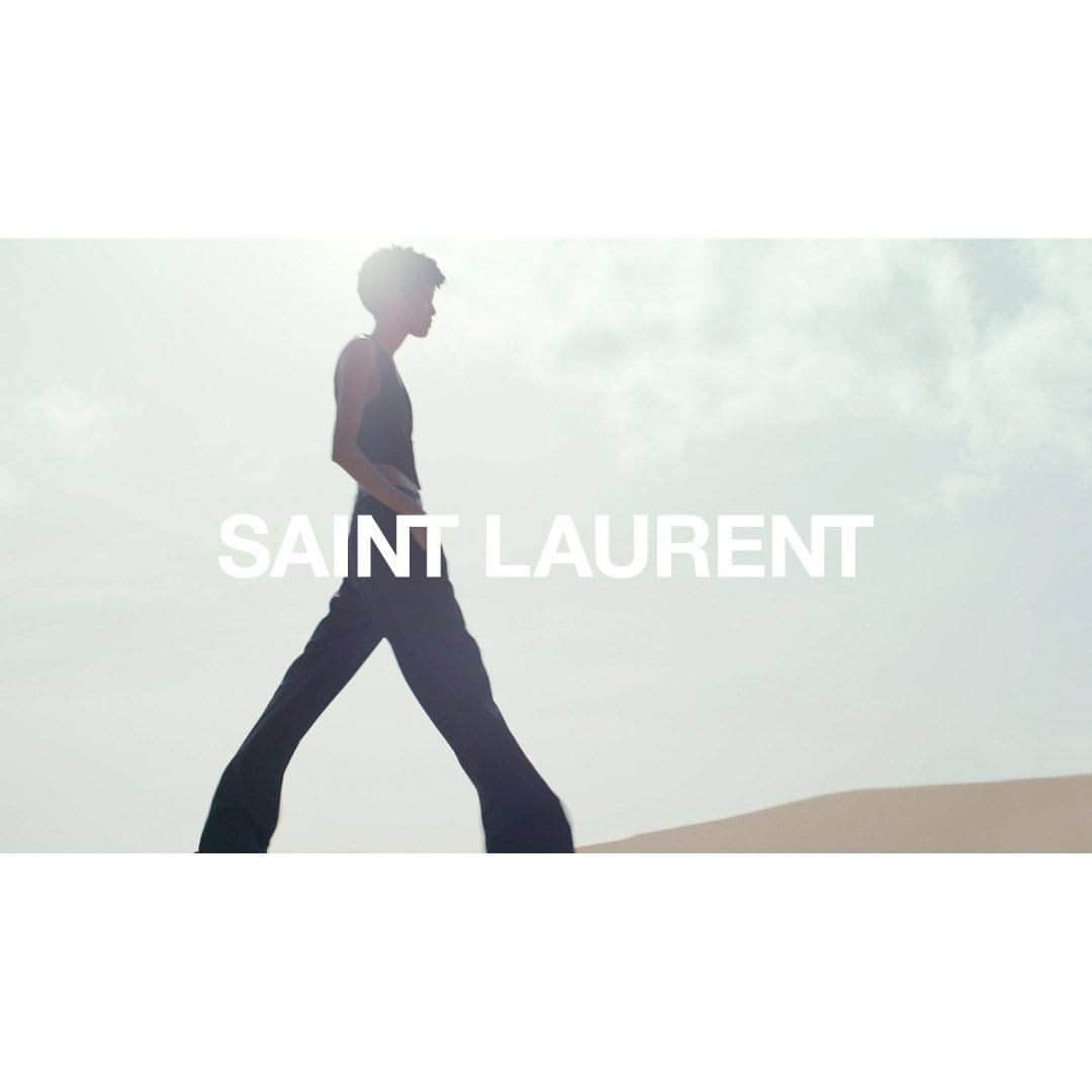 サンローランさんのインスタグラム写真 - (サンローランInstagram)「« I wish you were here » @Anthonyvaccarello   An imaginary desert landscape provides the backdrop to the Saint Laurent Summer 21 fashion show.   #YSL #SaintLaurent #YvesSaintLaurent @Anthonyvaccarello」12月16日 15時00分 - ysl