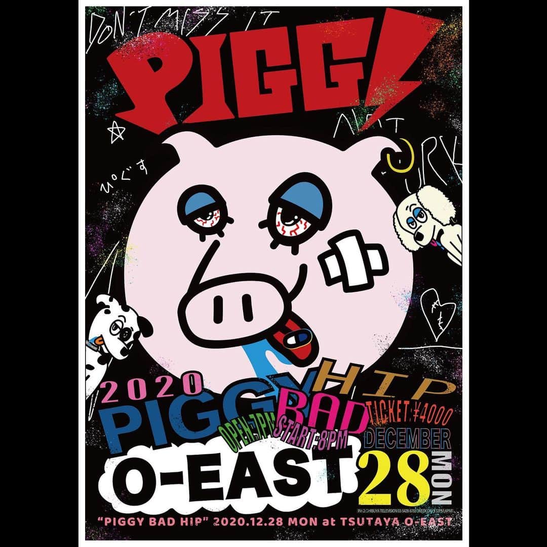 METTYのインスタグラム：「#PIGGS PIGGY BAD HIP」
