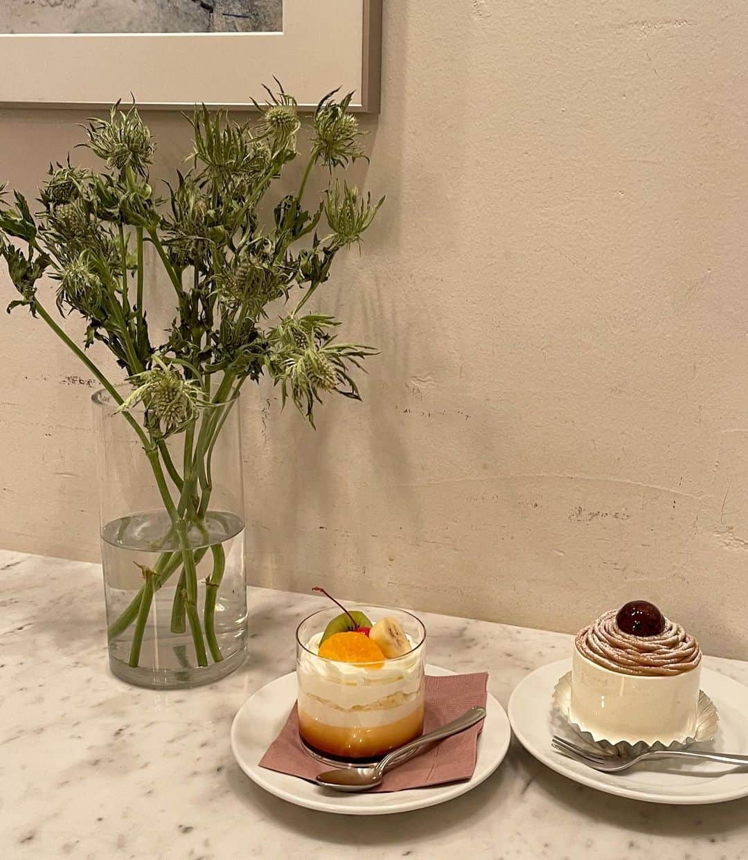 飯野雅さんのインスタグラム写真 - (飯野雅Instagram)「パンダとケーキの日🐼🍰 #青山カフェ #渋谷カフェ　#南青山カフェ #上野」12月16日 17時34分 - biichan_