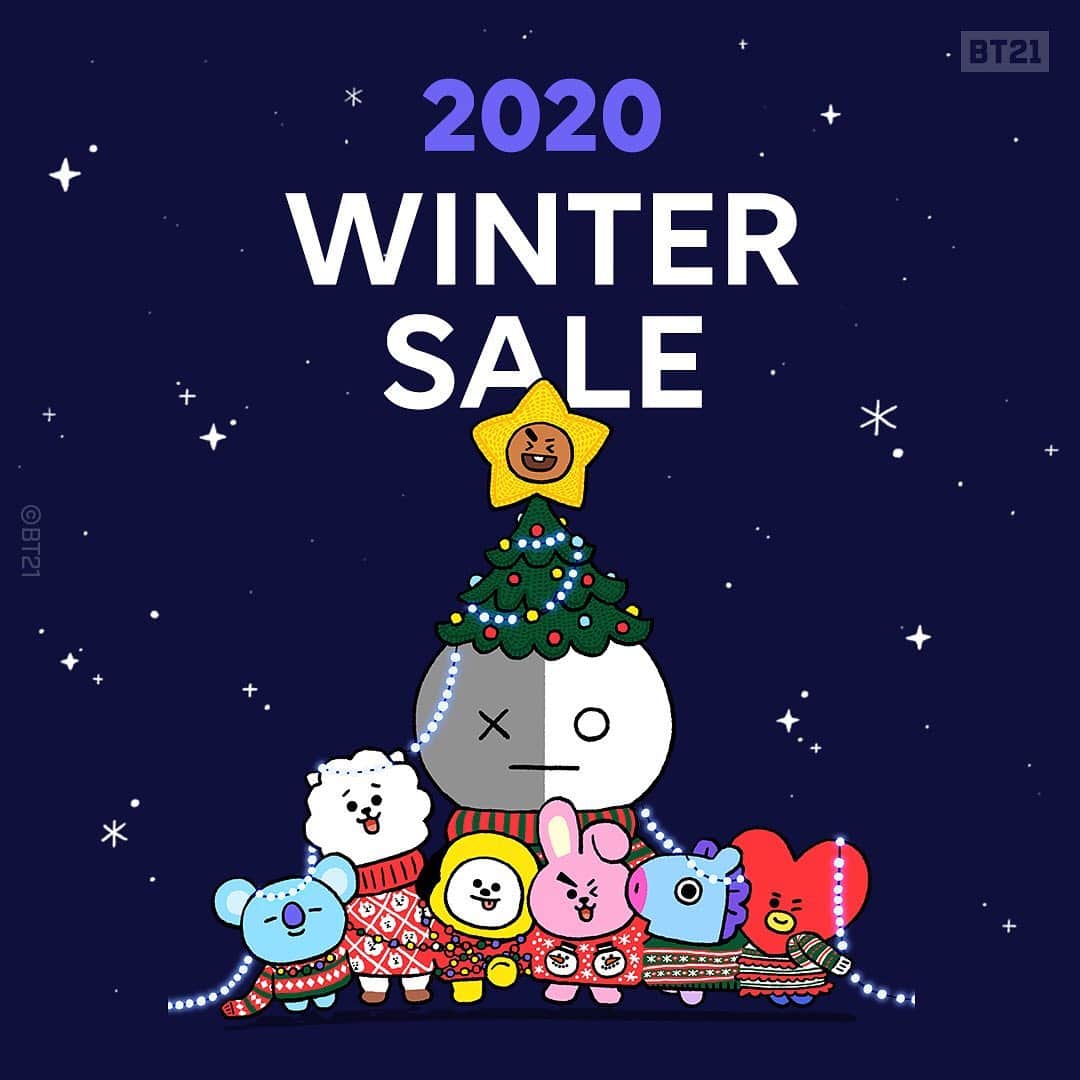 BT21 Stars of tomorrow, UNIVERSTAR!さんのインスタグラム写真 - (BT21 Stars of tomorrow, UNIVERSTAR!Instagram)「2020 WINTER SALE❤️ ⠀ Winter, a season so cold but yet so beautiful. ⠀ Enjoy our final offers for 2020 at LINE FRIENDS global online and offline stores! > Link in bio ⠀ #BT21 #2020BT21FESTIVAL #BT21FESTIVAL #WINTERSALE」12月16日 18時02分 - bt21_official