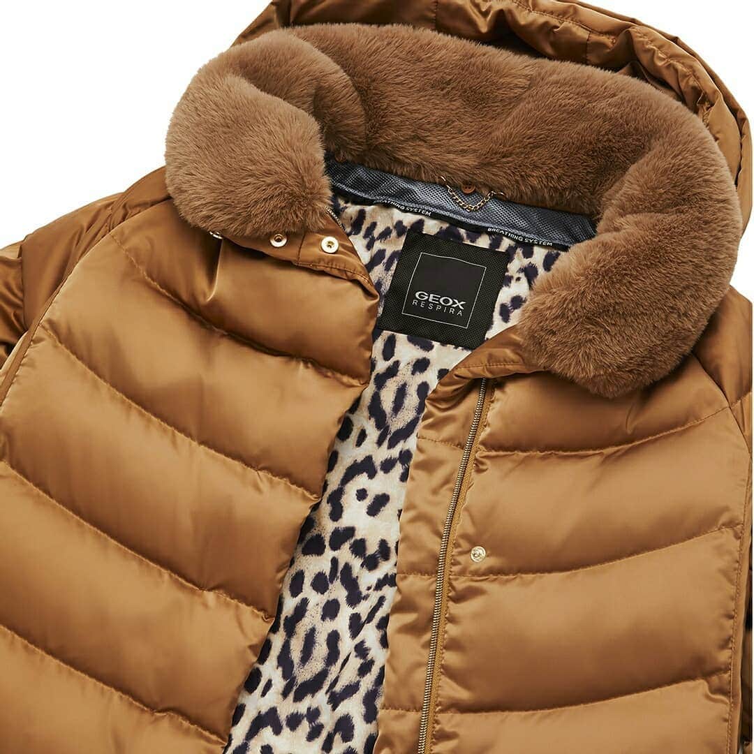ジェオックスのインスタグラム：「Oh boy, is there something better then warm colors in a warm embrace? Enjoy the exclusive comfort of our Geox jackets.」
