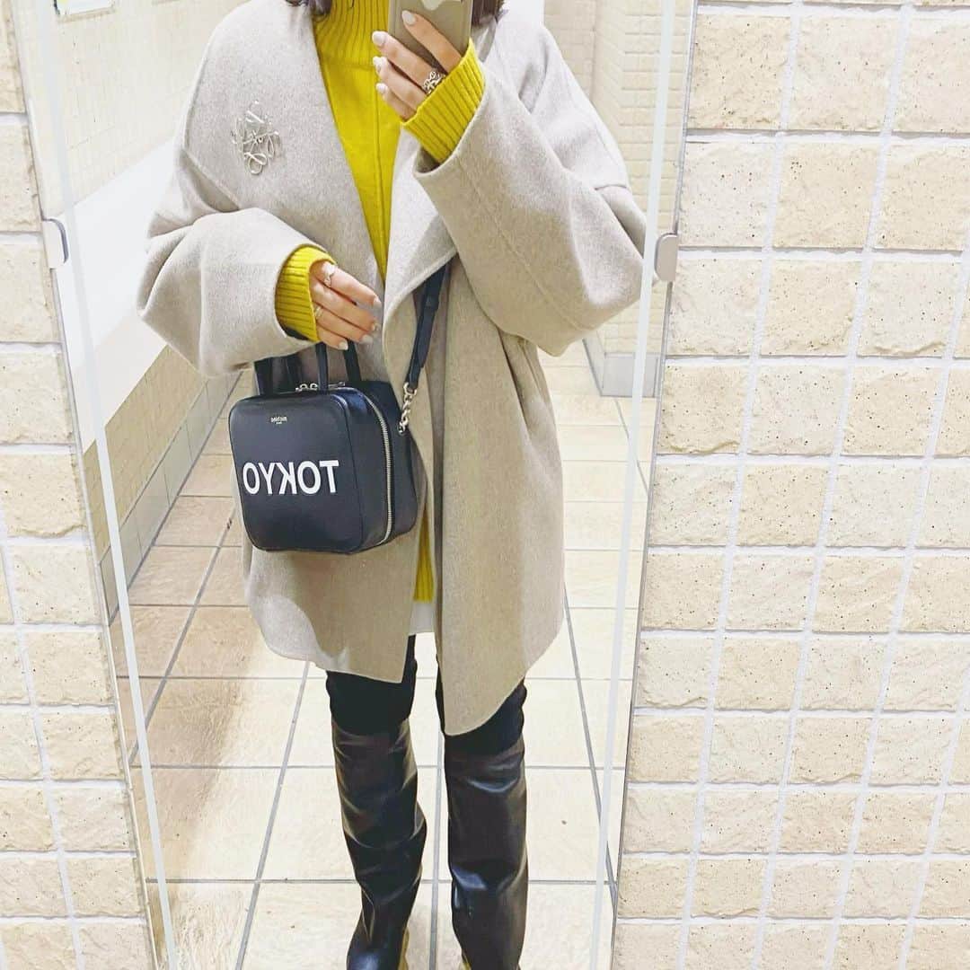 ryokoさんのインスタグラム写真 - (ryokoInstagram)「𝒸ℴℴ𝓇𝒹𝒾𝓃𝒶𝓉ℯ 𓂅 だいぶ前に購入してたロングブーツやっと履けた👢 ． ． 𝑐𝑜𝑎𝑡 #plage 𝑘𝑛𝑖𝑡 #fifth 𝑑𝑒𝑛𝑖𝑚 #acnestudios 𝑏𝑎𝑔 #michinoparis 𝑏𝑟𝑜𝑜𝑐ℎ #loewe 𝑏𝑜𝑜𝑡𝑠 #nebulonie ． ． ． #locari #プラージュ #フィフス #ロエベ #コート #タートルネック #ニット #ロングブーツ #デニムコーデ #カジュアル #低身長コーデ #低身長 #おちびコーデ #149cm」12月16日 18時56分 - ry.0123