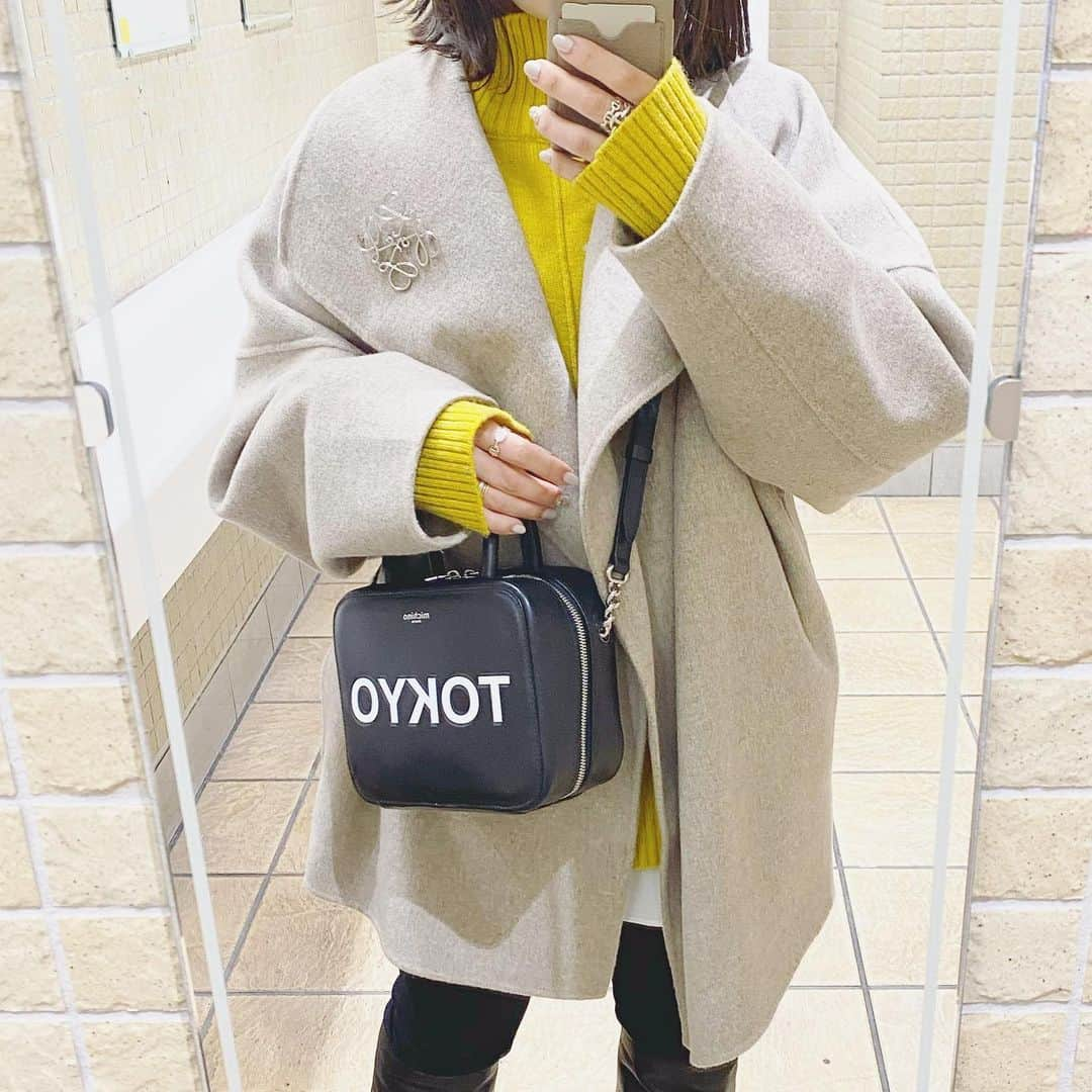 ryokoさんのインスタグラム写真 - (ryokoInstagram)「𝒸ℴℴ𝓇𝒹𝒾𝓃𝒶𝓉ℯ 𓂅 だいぶ前に購入してたロングブーツやっと履けた👢 ． ． 𝑐𝑜𝑎𝑡 #plage 𝑘𝑛𝑖𝑡 #fifth 𝑑𝑒𝑛𝑖𝑚 #acnestudios 𝑏𝑎𝑔 #michinoparis 𝑏𝑟𝑜𝑜𝑐ℎ #loewe 𝑏𝑜𝑜𝑡𝑠 #nebulonie ． ． ． #locari #プラージュ #フィフス #ロエベ #コート #タートルネック #ニット #ロングブーツ #デニムコーデ #カジュアル #低身長コーデ #低身長 #おちびコーデ #149cm」12月16日 18時56分 - ry.0123