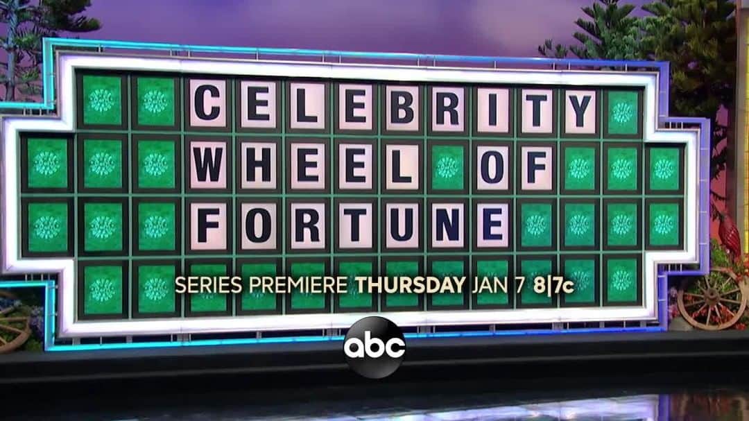 アメリカン・ブロードキャスティング・カンパニーのインスタグラム：「Are you ready? #CelebrityWheelOfFortune premieres Jan 7 on ABC! 🤩🌟💫」