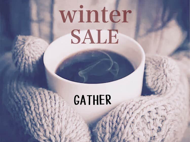 GATHER yamatoのインスタグラム：「寒くなりました！ 昨日も積雪☃️ あったくなれるアイテム あったかい気持ちになれる コーディネートで おまちしてます！ #gather #wintersale」