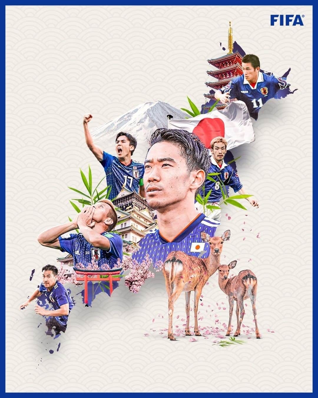 FIFAワールドカップさんのインスタグラム写真 - (FIFAワールドカップInstagram)「The Samurai Blue! 🇯🇵  Japan, a pillar of strength and consistency for football in the Far East!  Some of the most iconic Japanese players have played for the ‘Land of the Rising Sun’ at the #WorldCup over the decades.」12月16日 22時13分 - fifaworldcup