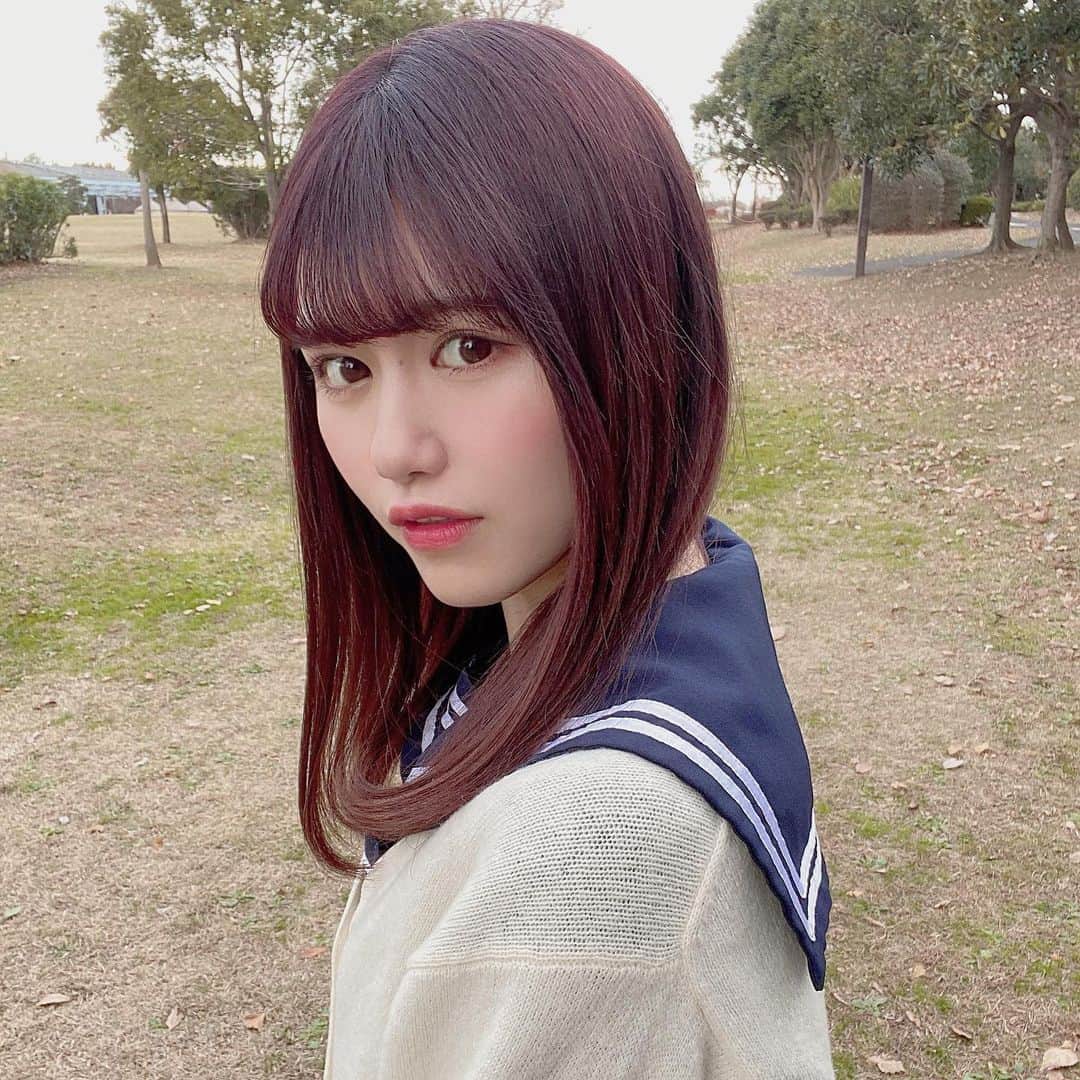 のインスタグラム：「🏫  #School #schoollife  #japanesegirl  #制服　#セーラー服　#idol #ストレート　#followｍe  #japaneseidol #JK #女の子」