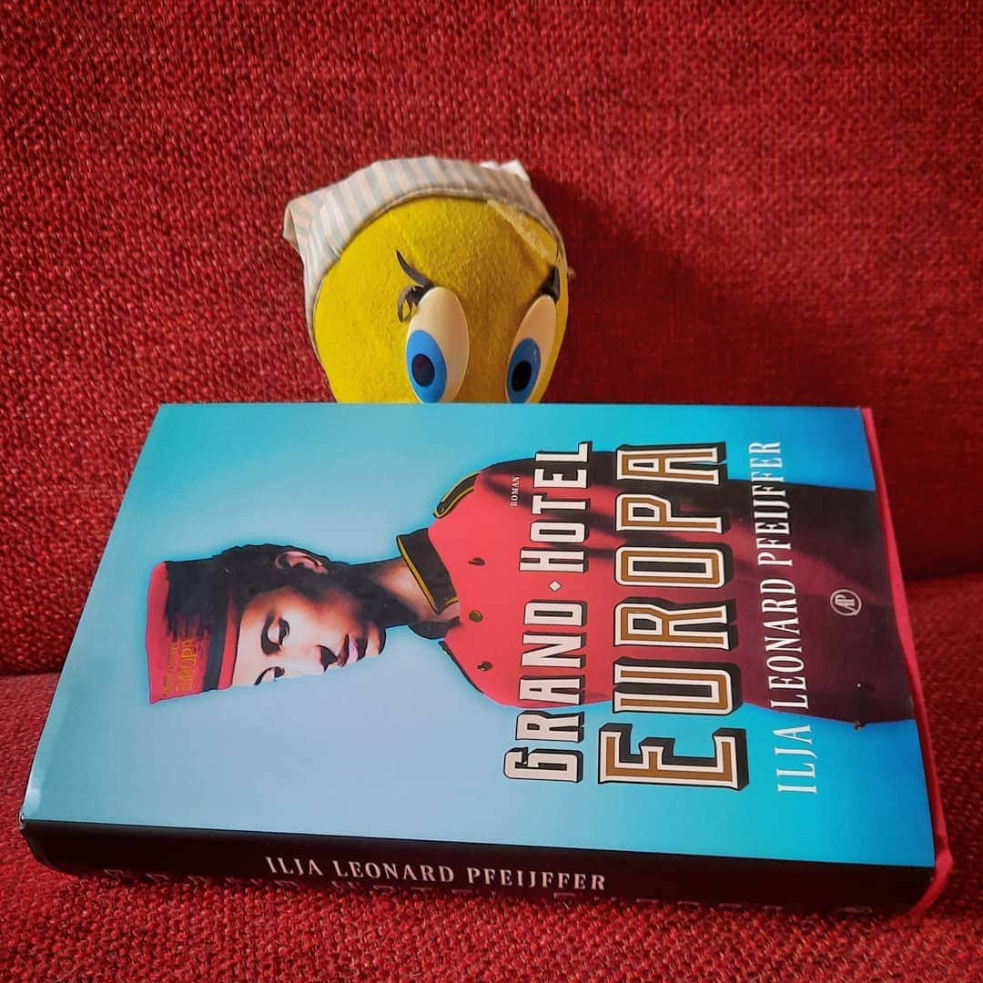 Little Yellow Birdさんのインスタグラム写真 - (Little Yellow BirdInstagram)「It's Wednesday, hump day, and I've got 1 giant hump to climb here...luckily we're in a lockdown so I got lots of time! #littleyellowbird #tweety #tweetykweelapis #adventures #yellow #bird #wednesday #humpday #goodreads #book #novel #grandhoteleuropa #iljaleonardpfeijffer #lekkerlezen #roman #lockdown #holidays #plentyoftime #stuffedanimalsofinstagram #plushiesofinstagram」12月16日 22時59分 - tweetykweelapis