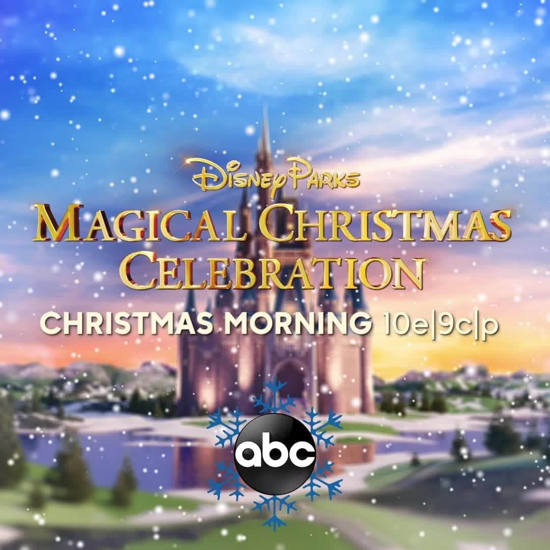 Walt Disney Worldのインスタグラム：「The most magical time of year is coming! Get ready for the Disney Parks Magical Christmas Celebration, airing Christmas Morning on @ABCNetwork! #DisneyChristmasCelebration」