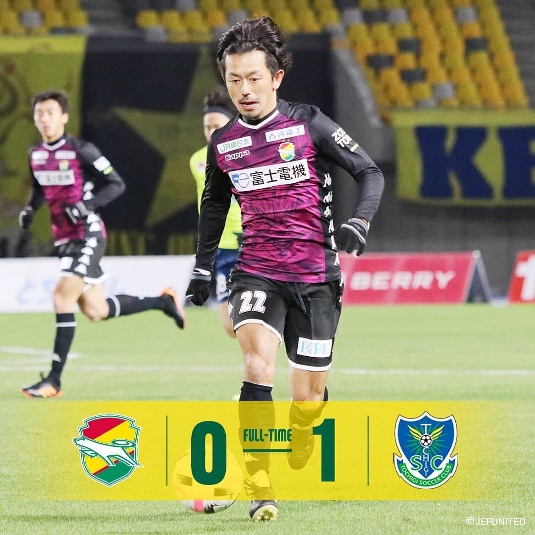 ジェフユナイテッド市原・千葉のインスタグラム：「明治安田生命J2リーグ 第41節 栃木SC戦　0-1●  #jefunited #ジェフ千葉」