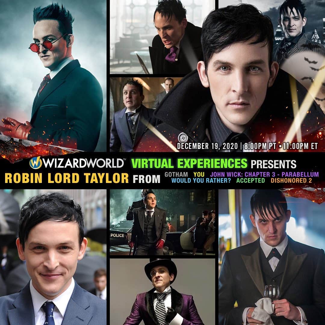 ロビン・ロード・テイラーのインスタグラム：「Come join my Gotham friends and I on Saturday 8pmPT/11pm ET! ❤️🐧」