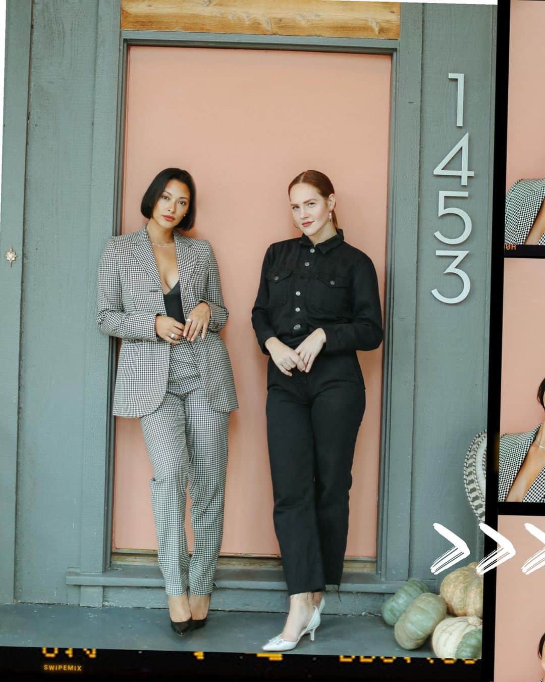 ジョーディン・テイラーのインスタグラム：「SWIPE >> Karissa and I take so much pride in being a fun, informative and unique one-stop shop to the world of real estate. There is no request too small or too extreme.  We’ve  proven that along our journey by trekking across Central Park in the dead of winter for a beautiful studio apartment or answering an after-midnight call for potentially the most expensive rental transaction in Hamptons history... we get a kick out of it all.   We’re looking forward to what 2021 has in store for us and we hope it includes working with some of you. I hope you’ll consider the Taylor Martin Team when you’re ready to buy or sell and remember that referrals go such a long way for us.   We love you all... Happy House Hunting!   // also, This insane suit is vintage @moschino curated by the amazing gals at @tabvintage 😳😳😳  🔑🔑🔑 #realestate #realestateagent #realestateinvesting #swipemix #realtor #forsale #milliondollarlisting」