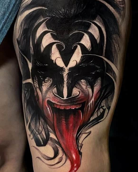 KISSさんのインスタグラム写真 - (KISSInstagram)「#KISSTattoo! Thanks to Thatiana Soares of #Brazil for sharing her new @genesimmons tattoo with us. Awesome! #KISSARMYROCKS!」12月17日 0時19分 - kissonline