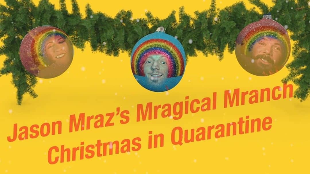 ジェイソン・ムラーズのインスタグラム：「From the dorks who brought you "Stuck In A Musical!" The Mragical Mranch is back with a holiday edition. Featuring @billygalewood, @chaska_potter, and one awesome sweater. Now playing on YouTube. #ChristmasInQuarantine」