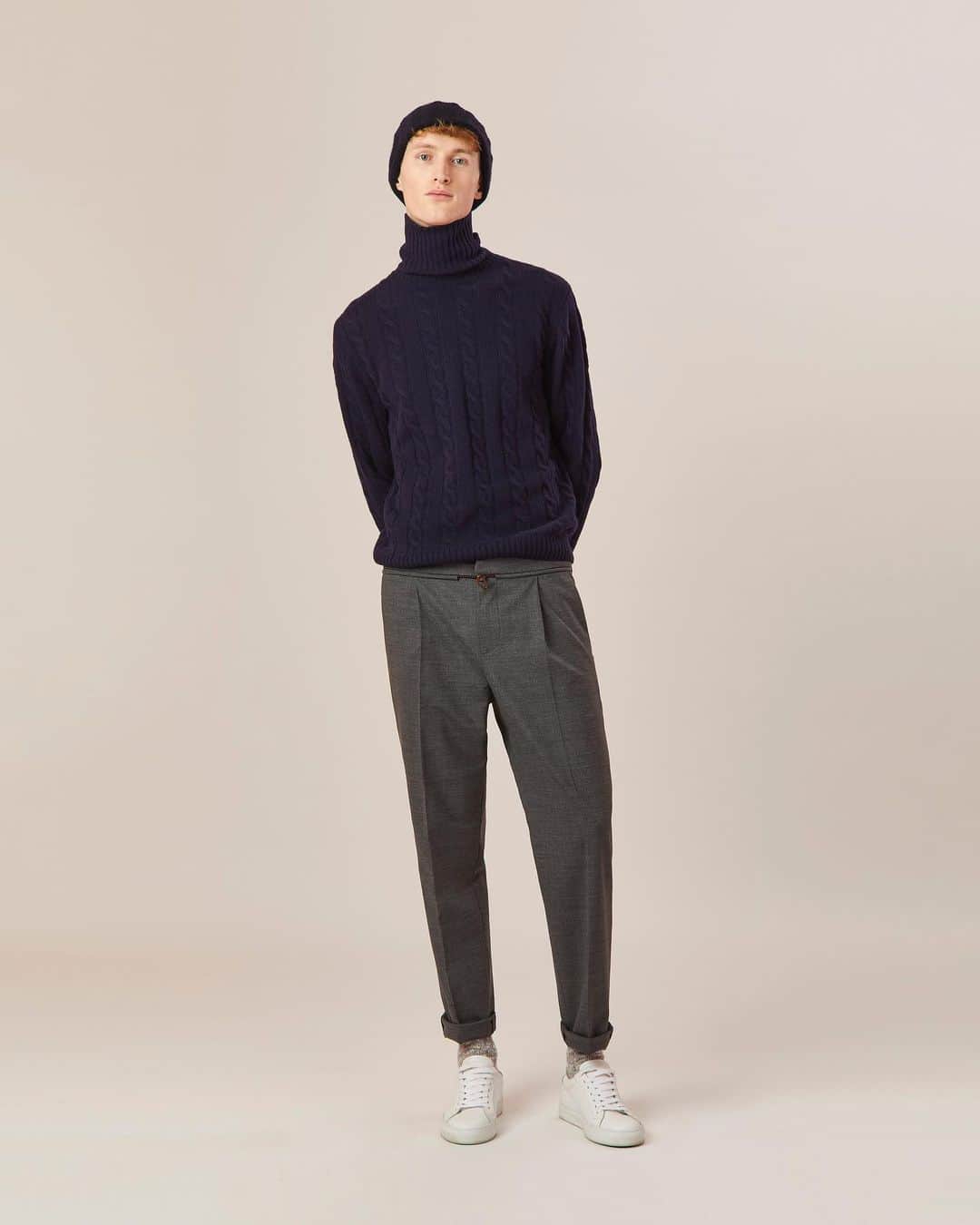 Sivigliaのインスタグラム：「[SVGL Collection ] This look comes from our SVGL AW20 capsule. Siviglia Collection. Discover more in our website. #svgl #siviglia #sivigliaofficial  trousers B04H S822  knitwear A098 S503」