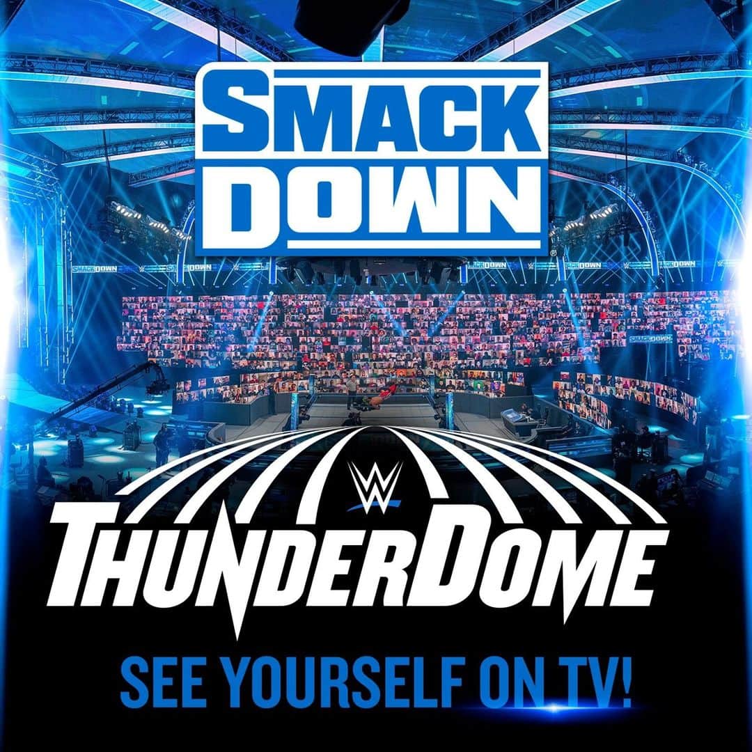 WWEさんのインスタグラム写真 - (WWEInstagram)「Join fans from around the world live on TV! Register now for your virtual seat in the #WWEThunderDome on #SmackDown. Link in bio to register.」12月17日 1時50分 - wwe
