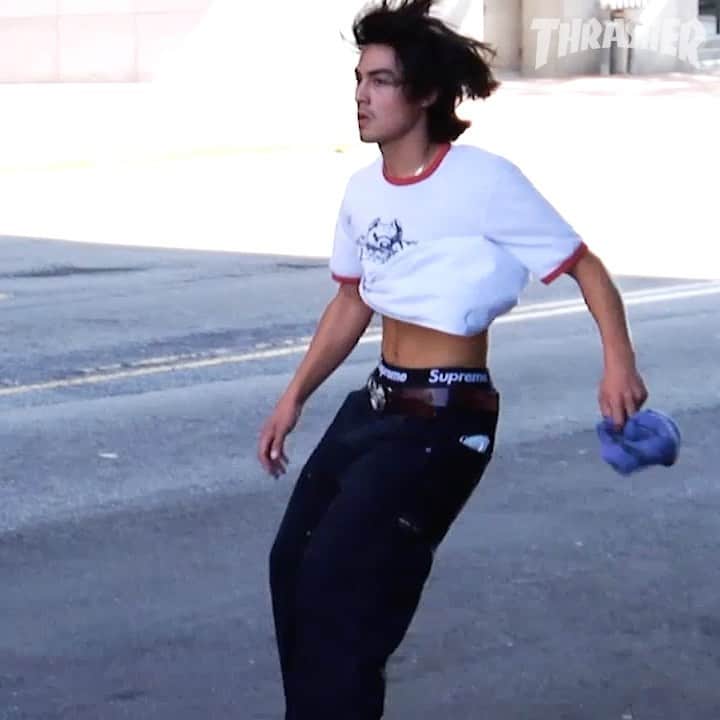 スラッシャーのインスタグラム：「🏙 @ecmelodi’s ‘Passing Through’ video now playing on ThrasherMagazine.com 📡」