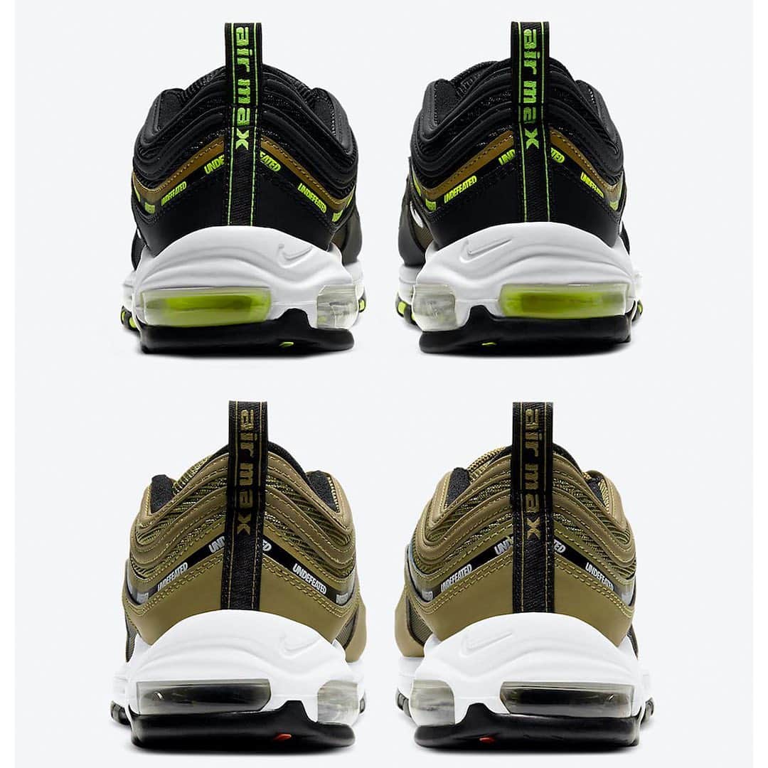 Nice Kicksさんのインスタグラム写真 - (Nice KicksInstagram)「Undefeated and Nike continue their partnership with two new Air Max 97s‼️ LINK IN BIO for release details.」12月17日 2時27分 - nicekicks