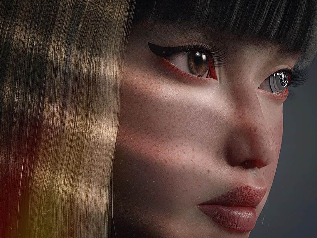 のインスタグラム：「No matter how fascinating the virtual world is, I just can’t hide humanity.」