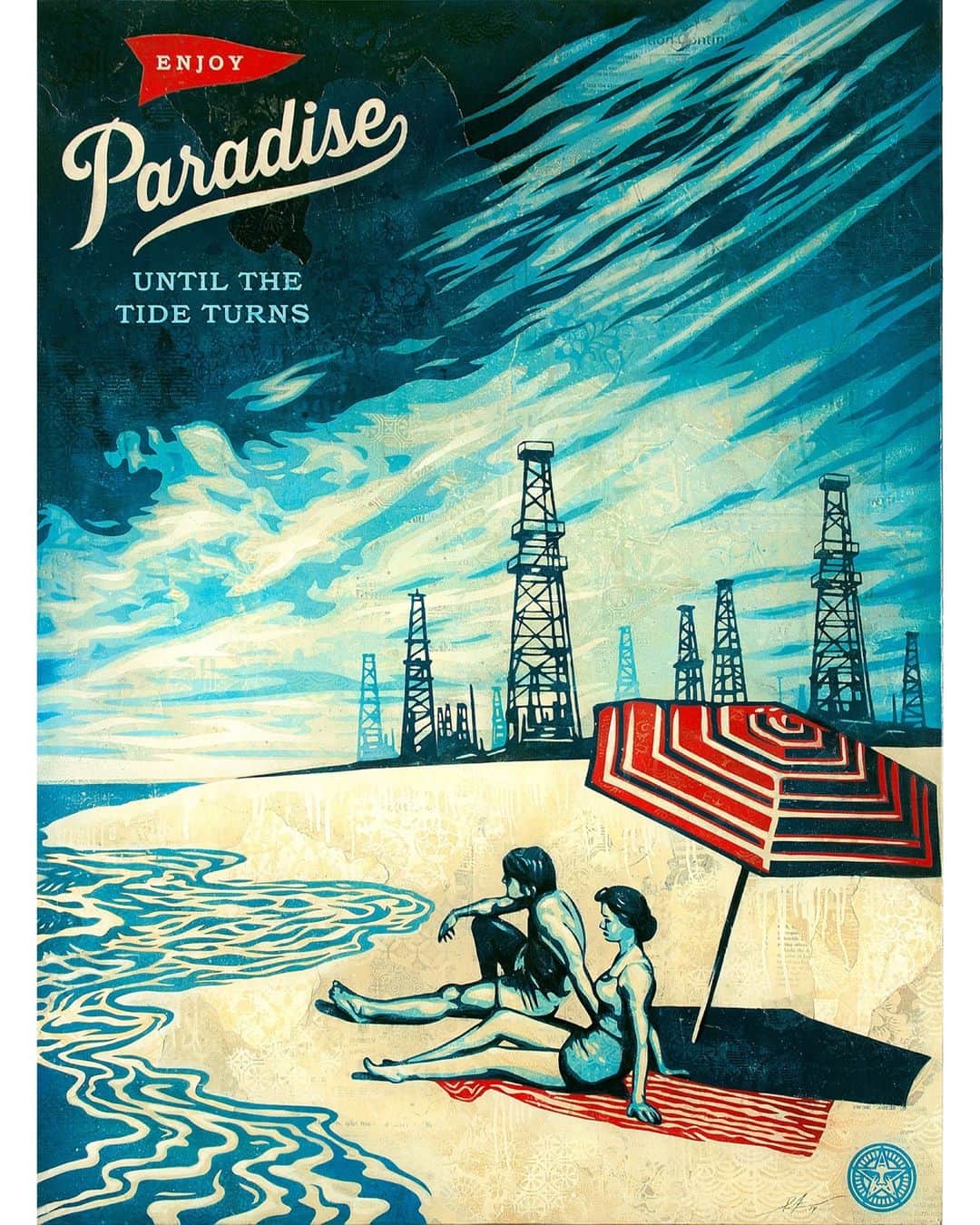 Shepard Faireyのインスタグラム：「The environment committee members on the LA City Council recently voted to draft a plan to phase out oil drilling in the entire city! This is a major step in the right direction… but the fight isn’t over yet. For those of you who are in Los Angeles, be sure to follow @stand_losangeles and to learn more about neighborhood drilling and how we can fight for environmental justice in the city. Everyone should also check out the recent video of Jane Fonda in conversation with Derrick Johnson, President of the @naacp where they share their reflections on 2020 and discuss what role climate change plays in the critical run-off elections for two Senate seats in Georgia, and how we can make sure those voters who helped flip Georgia and other states have their voices heard in Washington - link in my bio!⁠ -Shepard」