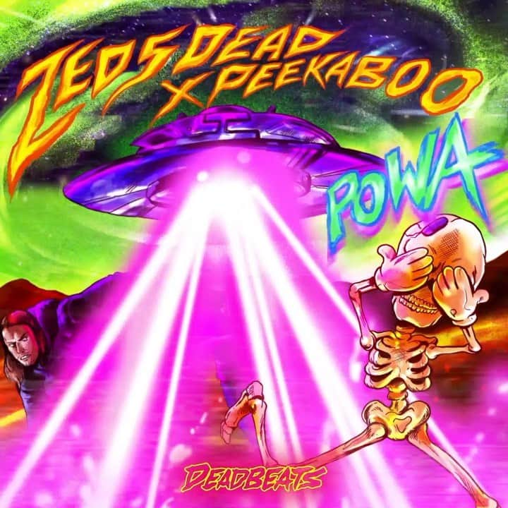 Zeds Deadのインスタグラム：「Last one from us for the year...our collab with @peekaboobeats has finally landed! POWA is out now everywhere🔌 -link in bio-」