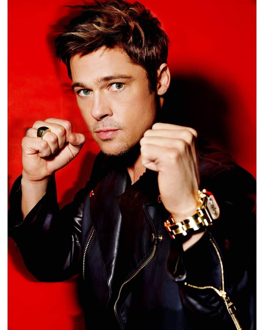 マリオ・テスティーノのインスタグラム：「TESTINO ARCHIVE Brad Pitt, 2007  #JeanBlack #MarioTestino #TestinoArchive」