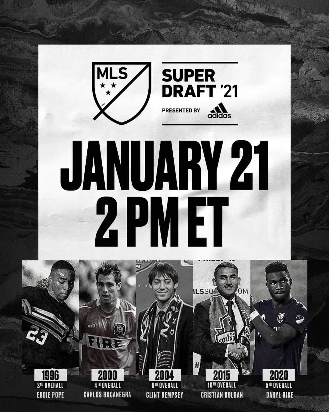 Major League Soccerさんのインスタグラム写真 - (Major League SoccerInstagram)「🗓 Mark your calendars.  MLS #SuperDraft is set for Jan. 21 at 2 PM ET」12月17日 4時44分 - mls