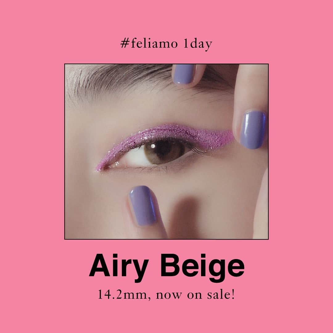 PIA official Instagramのインスタグラム：「【feliamo】 白石麻衣さんがイメージモデルの「feliamo」😘 自分の目になじんで、自然に大きく潤った瞳に みせてくれるレンズのラインナップ💫  新色の「エアリーベージュ」は、 ヌーディーベージュと グレイッシュブラウンのフチが じゅわっと自目に馴染む 色素薄い系レンズです🧚🏻✨✨  ------------------------- BRAND： feliamo COLOR：Airy Beige SIZE：14.2mm GDIA：13.3mm BC：8.6mm PRICE：1,600円＋TAX -------------------------  #colorcontact #makeup #feliamo #フェリアモ #カラコン #カラーコンタクト #メイク #カラコンレポ #メイク動画 #白石麻衣 #乃木坂46  #カラーコンタクト  #pia #colorcontact #colorcontacts #メイク #kbeauty #beauty #カラコンレポ #メイク動画 #렌즈 #메이크업 #eotd #cappuccino #カプチーノ #makeupforever」