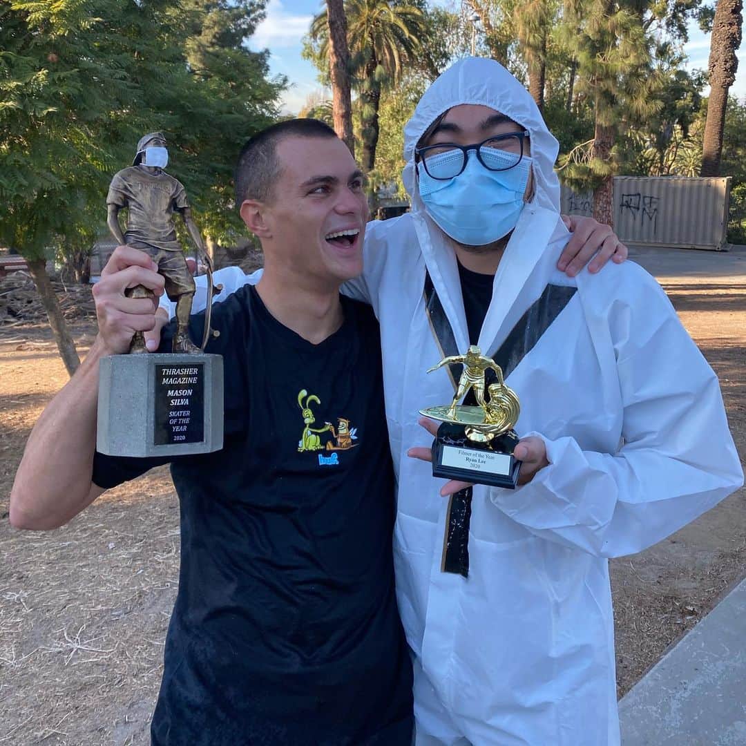 ルーイ・ロペスのインスタグラム：「MY GANG #SOTY #FOTY SO DAMN PROUD ILY @masonsilva @ryanree 🤍‼️」