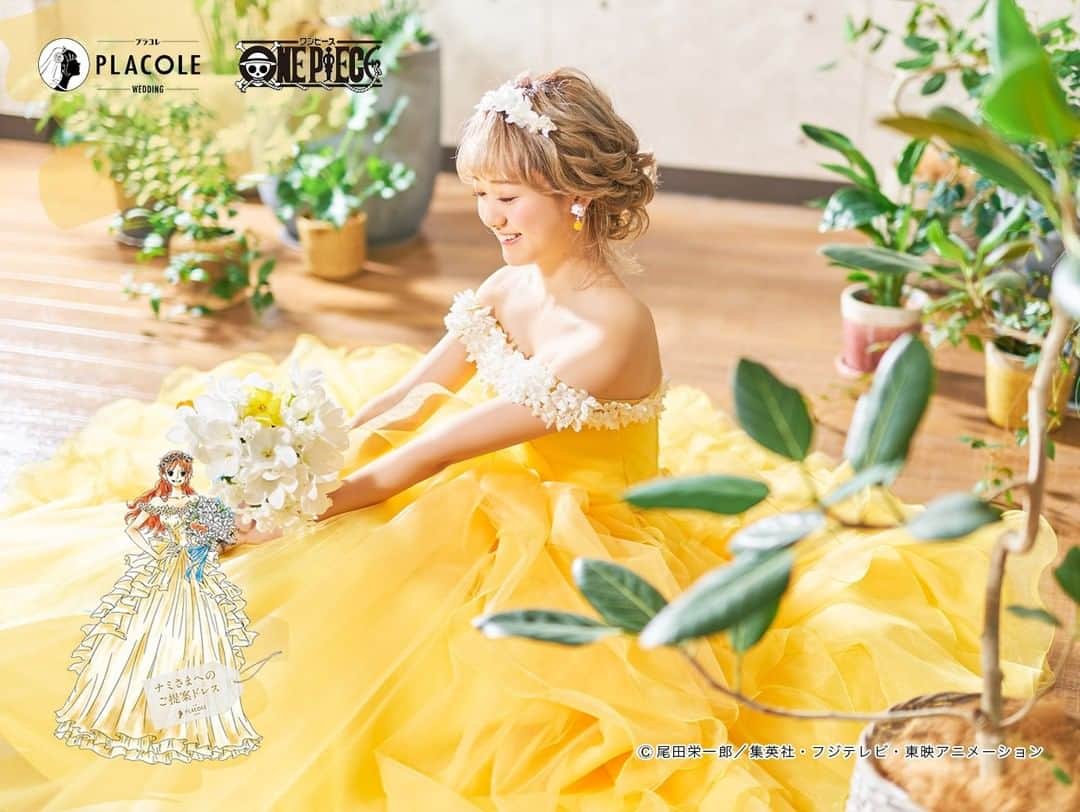 プラコレwedding さんのインスタグラム写真 プラコレwedding Instagram 大人気アニメ 𝐎𝐍𝐄 𝐏𝐈𝐄𝐂𝐄 ワンピース と 𝐏𝐋𝐀𝐂𝐎𝐋𝐄とのコラボ企画 ワンピースキャラクターへ提案した ドレスの完全オリジナル実写版の販売が決定
