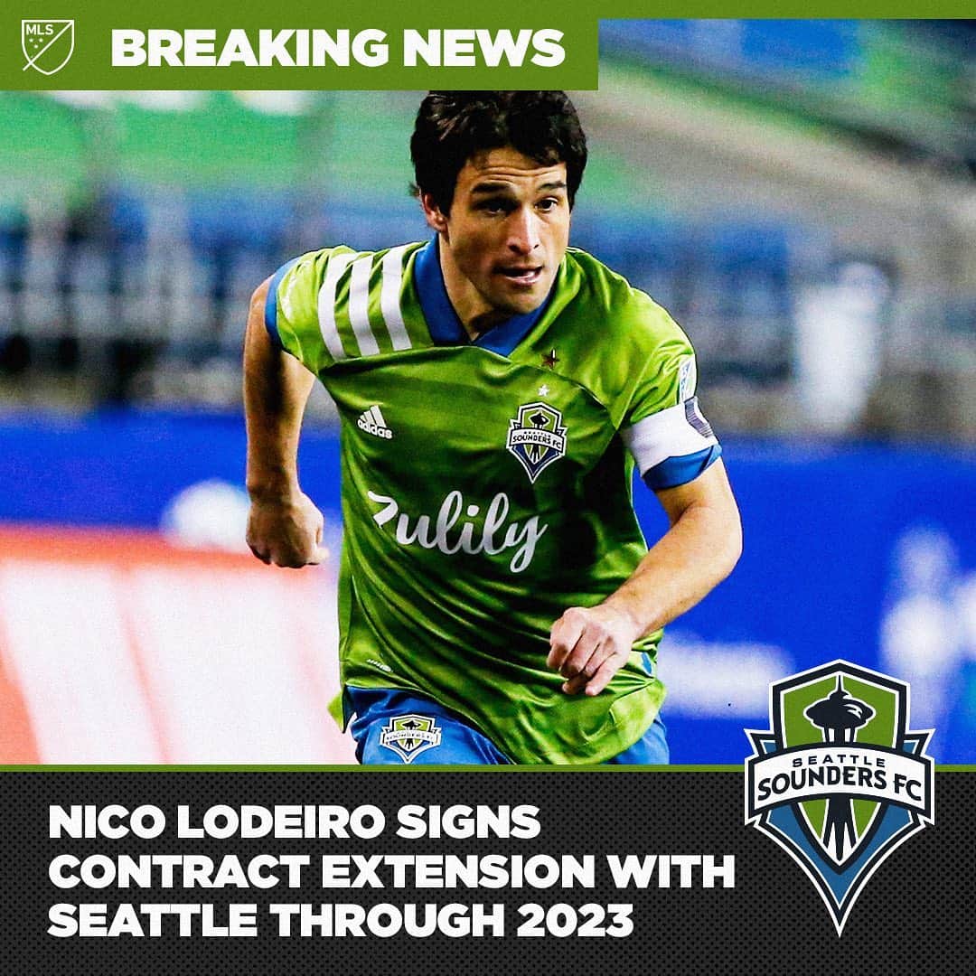 Major League Soccerさんのインスタグラム写真 - (Major League SoccerInstagram)「Seattle’s 🔟 is locked in. @nicolaslodeiro extends his contract with @soundersfc!」12月17日 10時29分 - mls