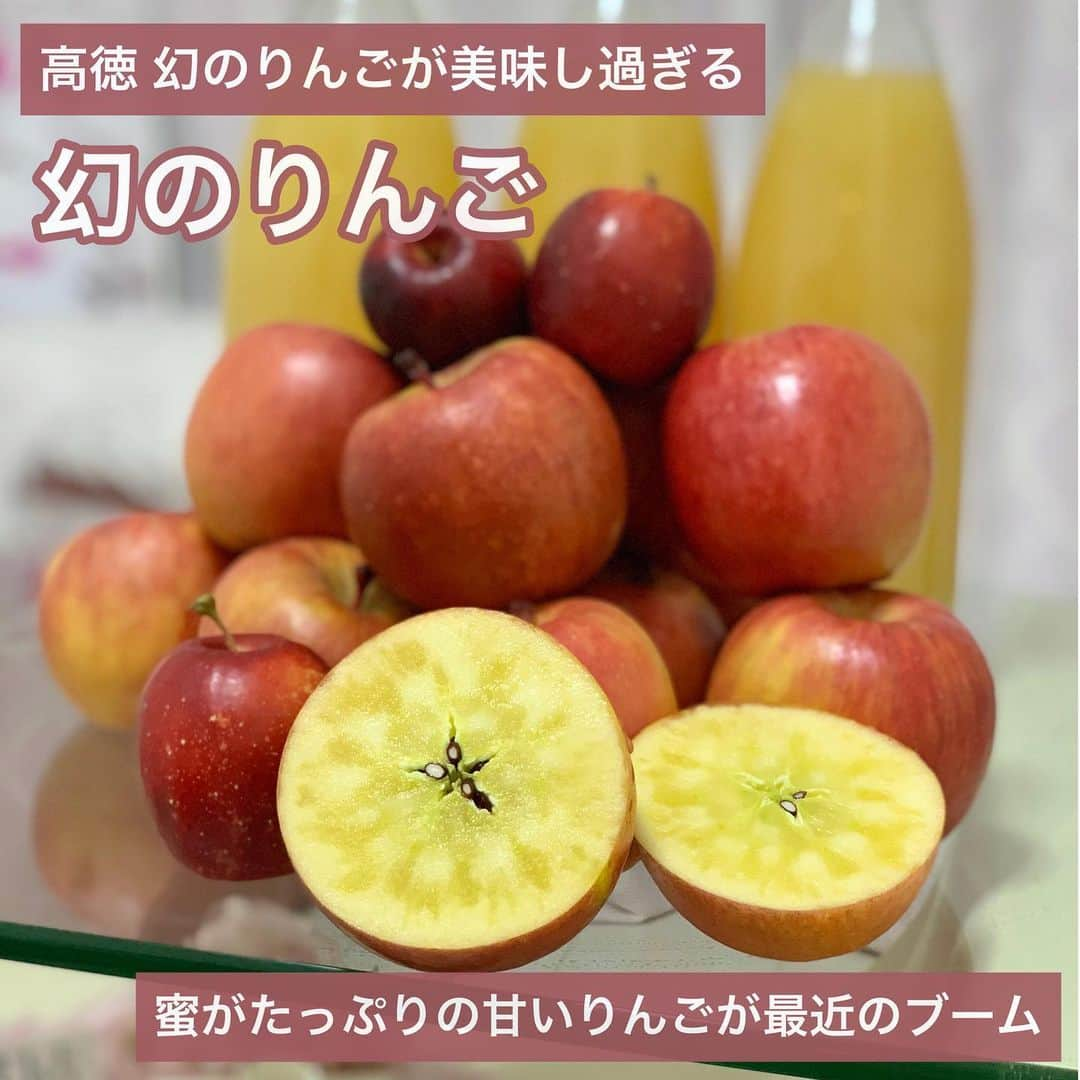 吉川ちかさんのインスタグラム写真 - (吉川ちかInstagram)「ちえさんから りんご🍎をおすそ分け してもらったけど美味しい🥺💓 . 蜜がたっぷりの 幻のりんごで甘いし シャキシャキだし美味しすぎた👶💓 . メルカリで購入したみたいで メルカリで 幻のりんご 高徳探したらあるよ🥺💓 . #メルカリ#幻のりんご#りんご#🍎#りんごちゃん #美味しかった#蜜#蜜がたっぷり#リンゴ#Apple」12月17日 12時30分 - yoshikawachika_1116