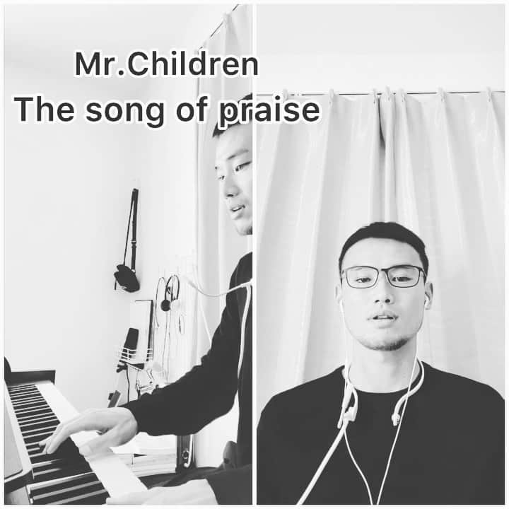 のインスタグラム：「#mrchildren  #thesongofpraise  #zip #テーマソング  #歌ってみた  今朝のzip提出用 歌で盛り上げたで賞　#受賞 笑 今シーズンも残り1試合 サッカー頑張ります！」