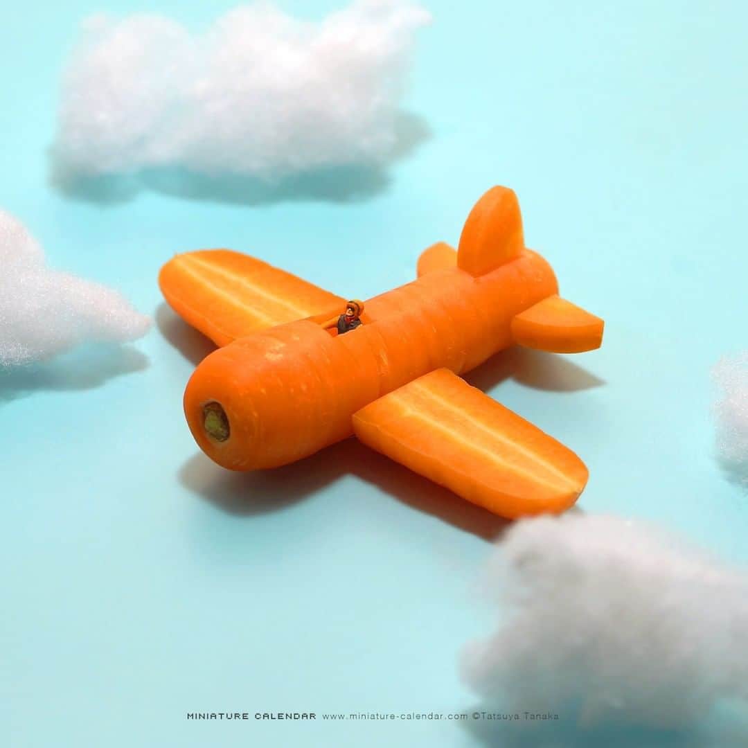 田中達也さんのインスタグラム写真 - (田中達也Instagram)「Airplane Selection✈️ ⠀ 飛行機をテーマにした作品を集めました。 今日は #飛行機の日 です。」12月17日 14時27分 - tanaka_tatsuya