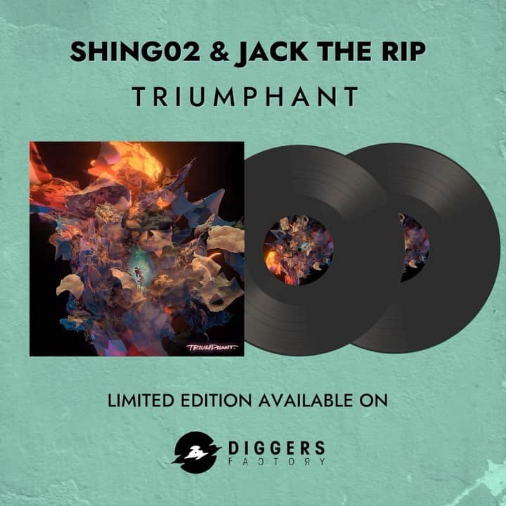 Shing02のインスタグラム：「Get your Triumphant 2LP from @diggersfactory today, April 2021 delivery 欧州アナログプレス、日本の購入はwenod.comより承っています🙏」