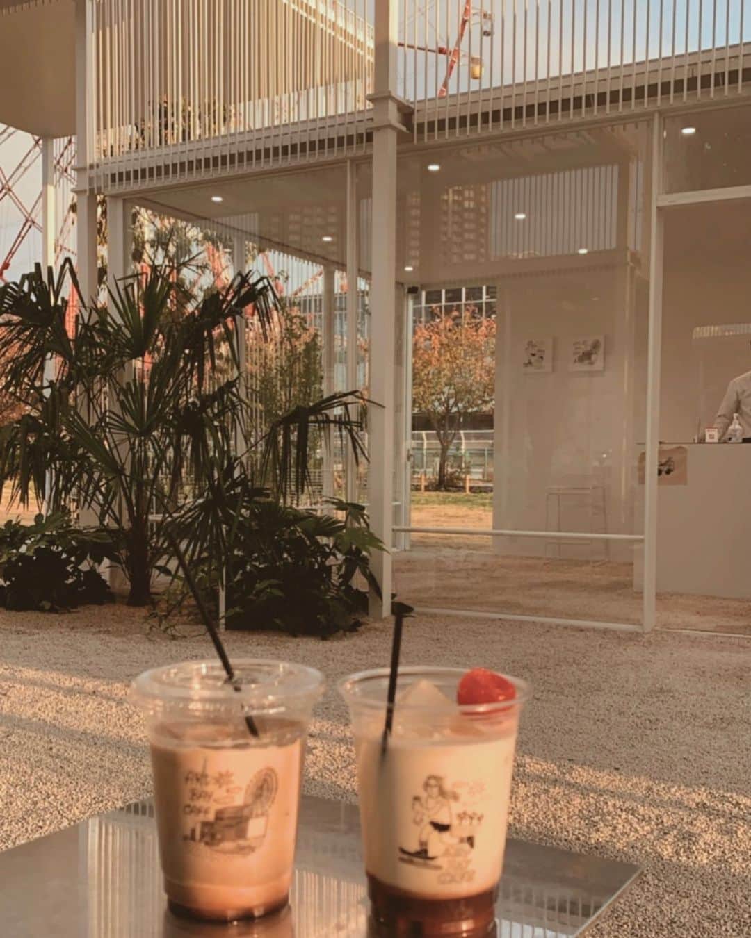 のインスタグラム：「. ☕️💭 . #カフェ巡り #お台場カフェ」