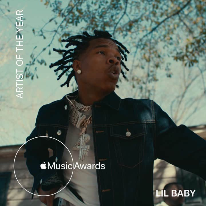 Apple Musicのインスタグラム：「Artist of the Year @lilbaby_1 closes out the week with one more #AppleMusicAwards2020 performance. Watch at 5PM PT. Link in bio.」