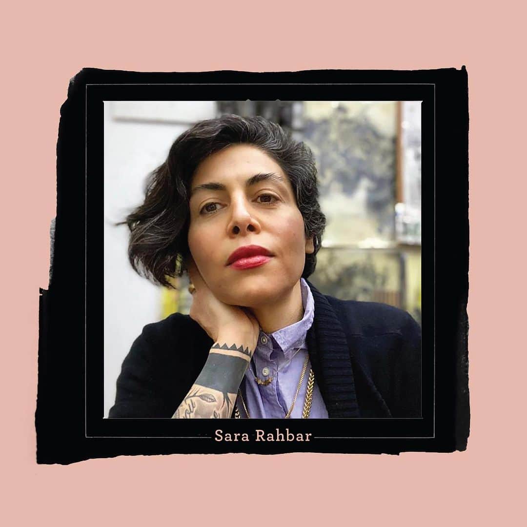 Grace Bonneyのインスタグラム：「Sara Rahbar @sara_rahbar_  Born in Tehran in 1976 / Lives and works in New York   She left her birthplace during a period of immense upheaval that followed the revolution in Iran and the start of the Iran-Iraq war. While her works had initially explored deeper concepts of nationalism and belonging, her overall artistic practice stems from her personal experience and is largely autobiographical. Driven by central ideas of pain, violence and the complexity of the human condition.   Rahbar's work employs various mediums ranging from photography, sculpture and installation. Compelled by an instinctual obsession to piece together and dissect, her approach is reflective of her need to deconstruct these emotions and apocalyptic memories that have molded her into the artist and activist she is today.」