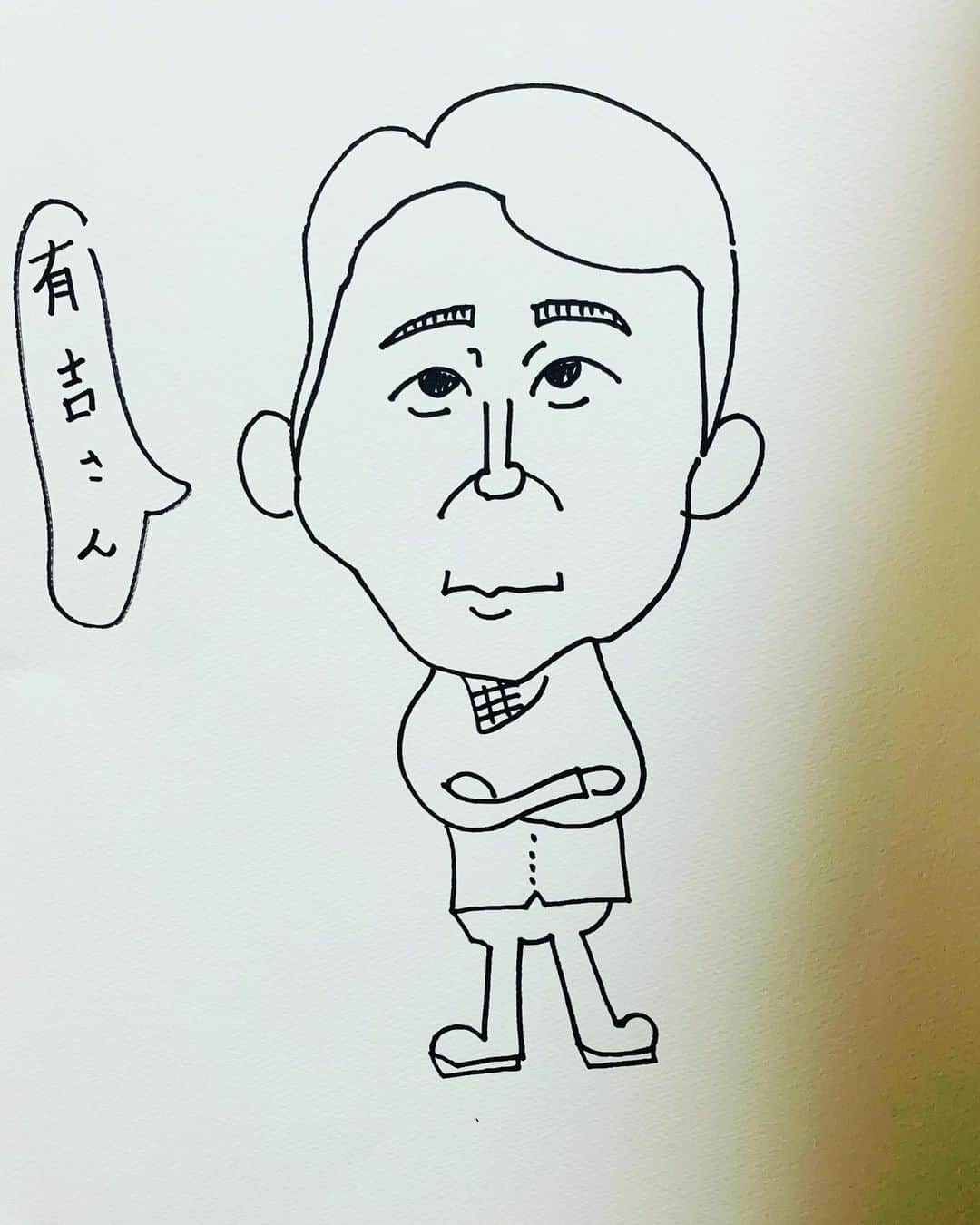 アモーレ橋本さんのインスタグラム写真 - (アモーレ橋本Instagram)「＃有吉弘行 さん  #イラスト」12月18日 0時40分 - bravo_hashimoto