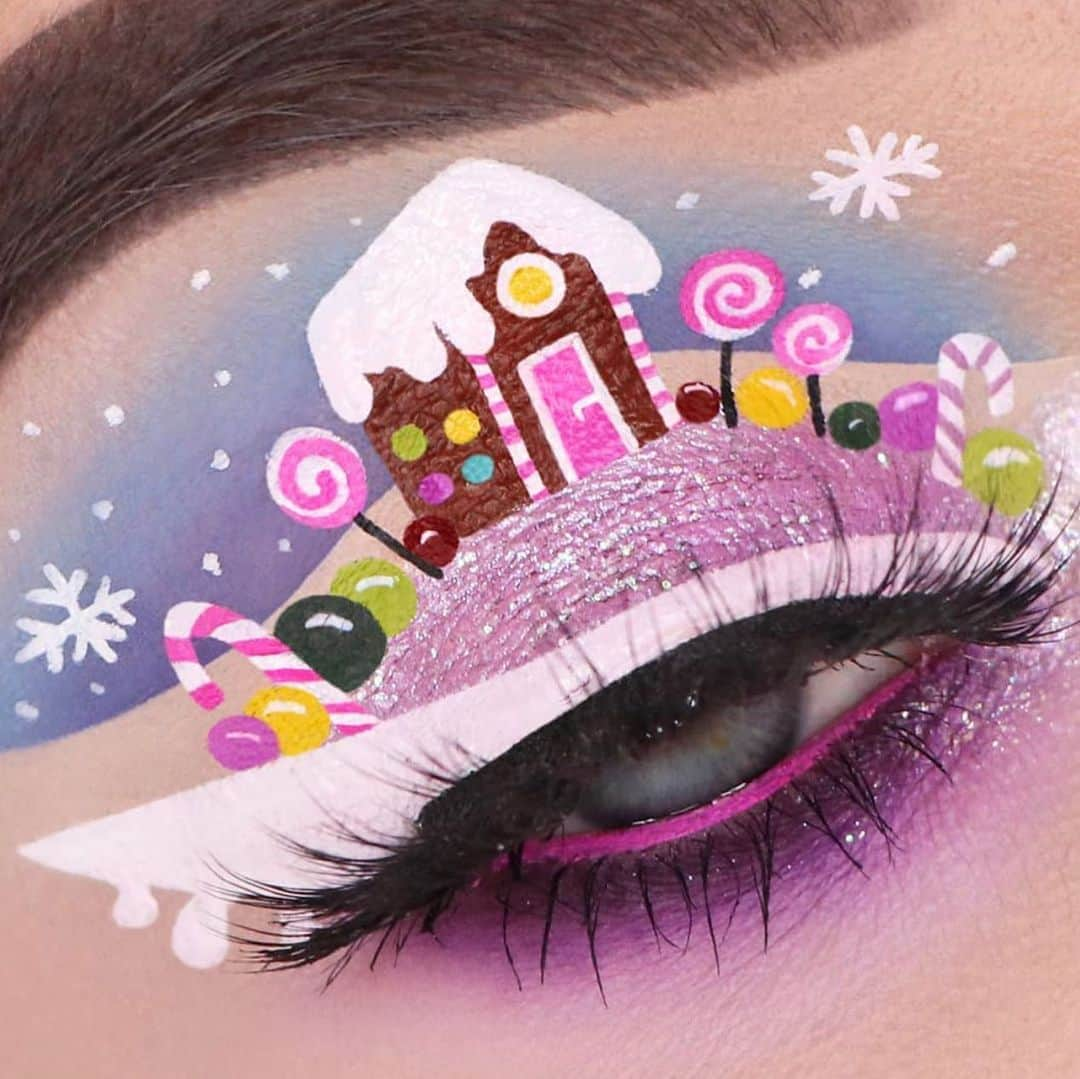 Jeffree Star Cosmeticsさんのインスタグラム写真 - (Jeffree Star CosmeticsInstagram)「Candy Land 🍭 @rischny created this sweet look using our #BloodLust & #BlueBlood palettes & #velourliquidlipstick shades Crocodile Tears, Queen Bee, Prom Night, No Offense, & Weirdo 🍬✨   #jeffreestarcosmetics」12月18日 1時08分 - jeffreestarcosmetics