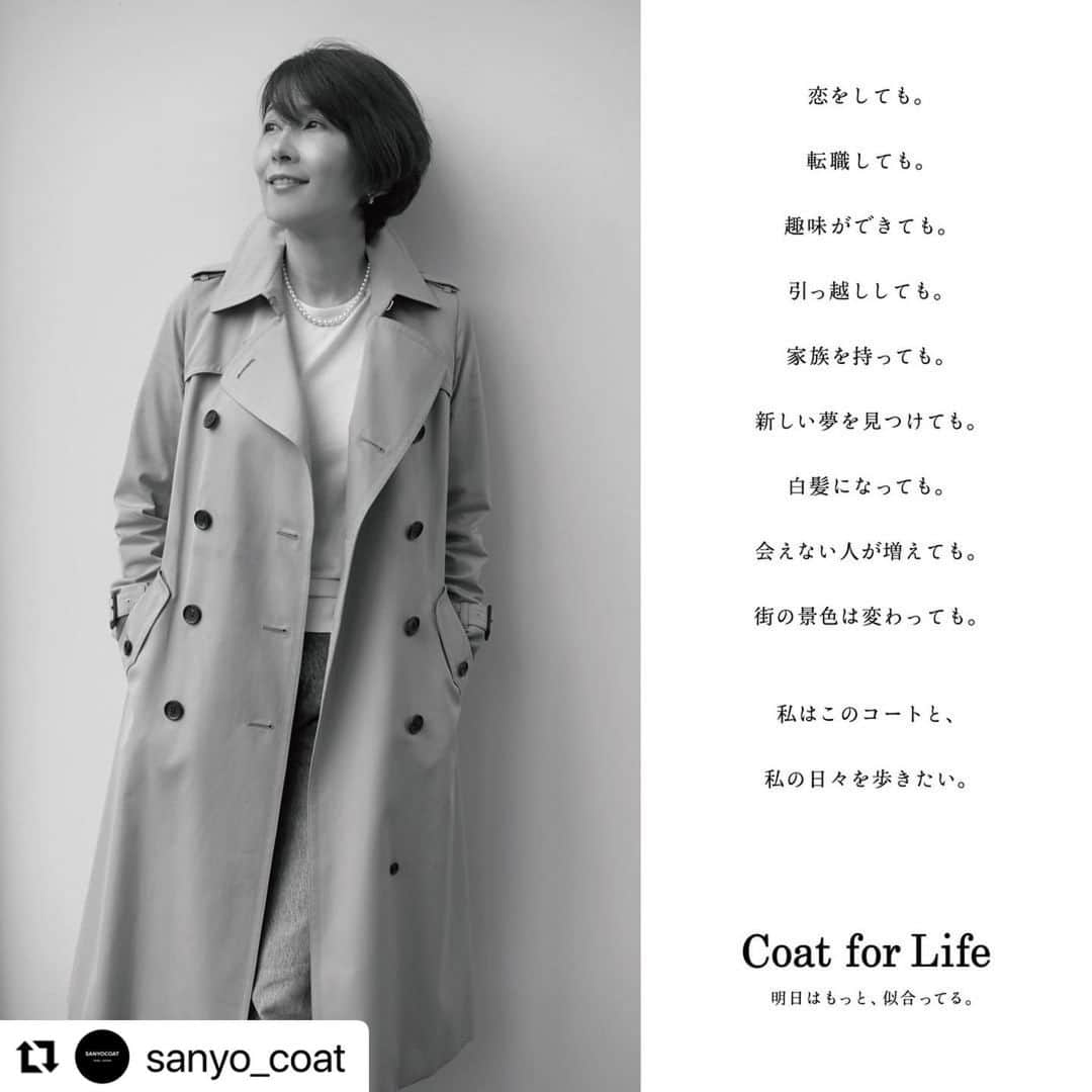 ひうらさとるのインスタグラム：「#Repost @sanyo_coat with @make_repost ・・・ 「Coat for Life　明日はもっと、似合ってる。」 SANYOCOATのコンセプトを表現する、クリエイターたち11人のポートレート。  今回は、ひうらさとるさん［漫画家］ 代表作に「月下美人」「プレイカールK」「ホタルノヒカリ」「ヒゲの妊婦」など。 代表作「ホタルノヒカリ」は2007年、2010年、綾瀬はるか主演でドラマ化ののち2012年に映画化。  カメラマン　若木信吾さん［写真家・映画監督］ 雑誌・広告・音楽媒体など幅広い分野で活動中。雑誌「youngtreepress」の編集発行を務め、浜松市の書店「BOOKS AND PAINTS」のオーナーでもある。映画監督でもあり、作品に「星影のワルツ」「トーテム～song for home」「白河夜船」（原作：吉本ばなな）などがある。  #sanyocoat #2020aw #newcollection #sanyoshokai #サンヨーコート #coatforlife #明日はもっと似合ってる #100年コート #三陽商会 #若木信吾」