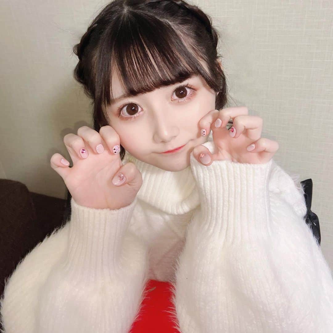 山本あこのインスタグラム：「かわいくしてきた(  ᴗ ̫ ᴗ )♡」